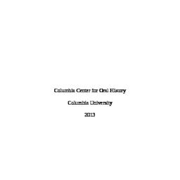 Oral history interview with...