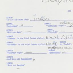 Western questionnaire, answ...