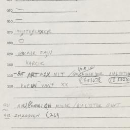 Eastern questionnaire, answ...