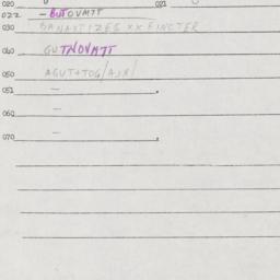 Eastern questionnaire, answ...