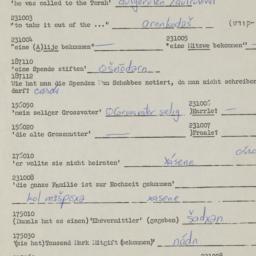 Western questionnaire, answ...