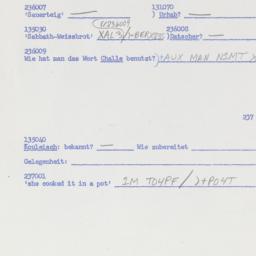 Western questionnaire, answ...