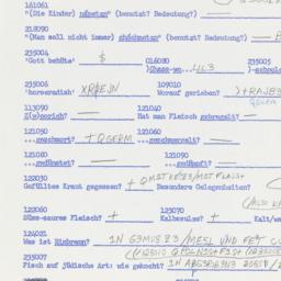 Eastern questionnaire, answ...