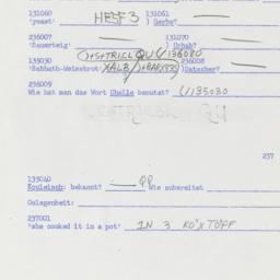 Western questionnaire, answ...
