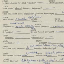 Western questionnaire, answ...