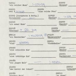 Western questionnaire, answ...