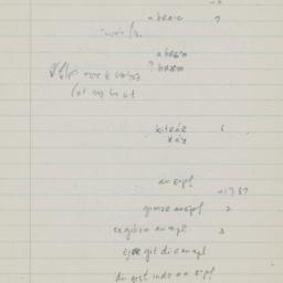 Eastern questionnaire, blue...