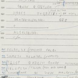 Eastern questionnaire, answ...