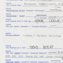 Western questionnaire, answ...