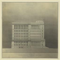 New York Court House. West elevation