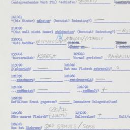 Western questionnaire, answ...