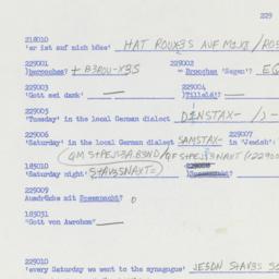 Western questionnaire, answ...