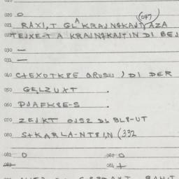 Eastern questionnaire, answ...