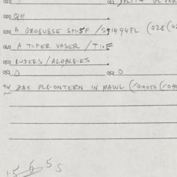 Eastern questionnaire, answ...