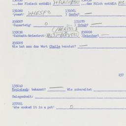 Western questionnaire, answ...
