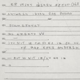 Eastern questionnaire, answ...