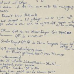 Western questionnaire, answ...