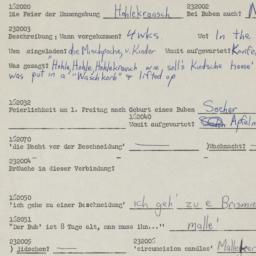 Western questionnaire, answ...