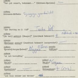 Western questionnaire, answ...