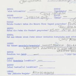 Western questionnaire, answ...