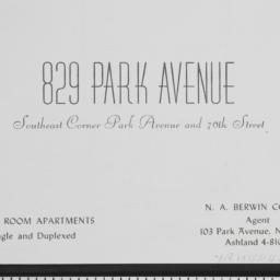 829 Park Avenue