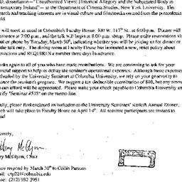 Announcements, 2004-04-02. ...