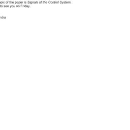 Announcements, 2012-11-16. ...