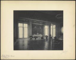 Dining-room in residence of Chas. T. Barney, 67 Park Ave., before the fire