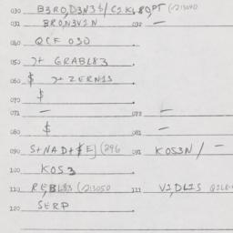 Eastern questionnaire, answ...