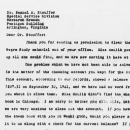 Letter from Florence Anders...