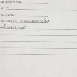 Eastern questionnaire, answ...
