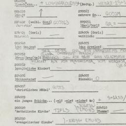 Western questionnaire, answ...