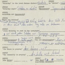 Western questionnaire, answ...