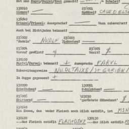 Westerm questionnaire, answ...