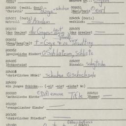 Western questionnaire, answ...