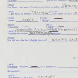 Western questionnaire, answ...