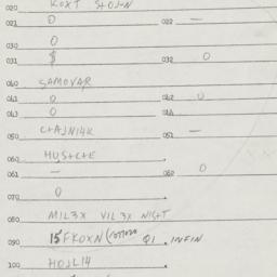 Eastern questionnaire, answ...