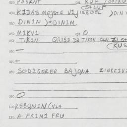 Eastern questionnaire, answ...