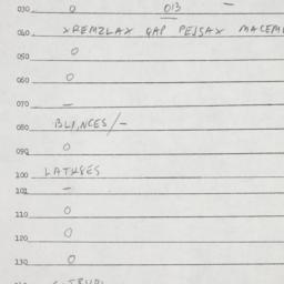 Eastern questionnaire, answ...