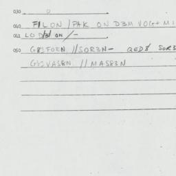 Eastern questionnaire, answ...