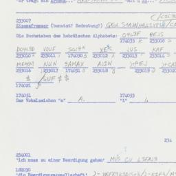 Western questionnaire, answ...