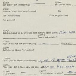 Western questionnaire, answ...