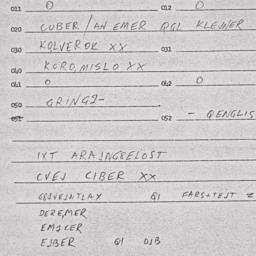 Eastern questionnaire, answ...