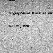 Carnegie Index Cards, Churc...