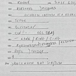 Eastern questionnaire, answ...