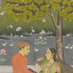 Two Lovers Seated in a Garden