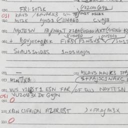 Eastern questionnaire, answ...