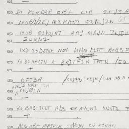 Eastern questionnaire, answ...