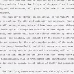 New York's Future as I ...