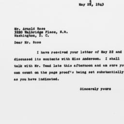 Letter from Frederick P. Ke...